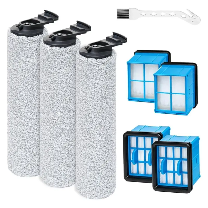 A60T Effortless For Bissell Crosswave Omniforce 3882/3883& Omnifind 3967F/3970F Replacement Parts Includes 3 Brush Rollers+ 4 Fi
A60T Effortless For Bissell Crosswave Omniforce 3882/3883& Omnifind 3967F/3970F Replacement Parts Includes 3 Brush Rollers+ 4 Fi