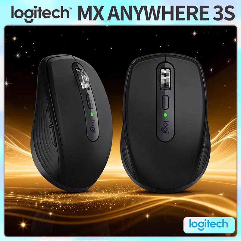 Logitech MX Anywhere 3s Ergonomic Wireless Bluetooth Dual Mode Mouse MAC Computer Office Home Business, MagSpeed Scroll
Logitech MX Anywhere 3s Ergonomic Wireless Bluetooth Dual Mode Mouse MAC Computer Office Home Business, MagSpeed Scroll