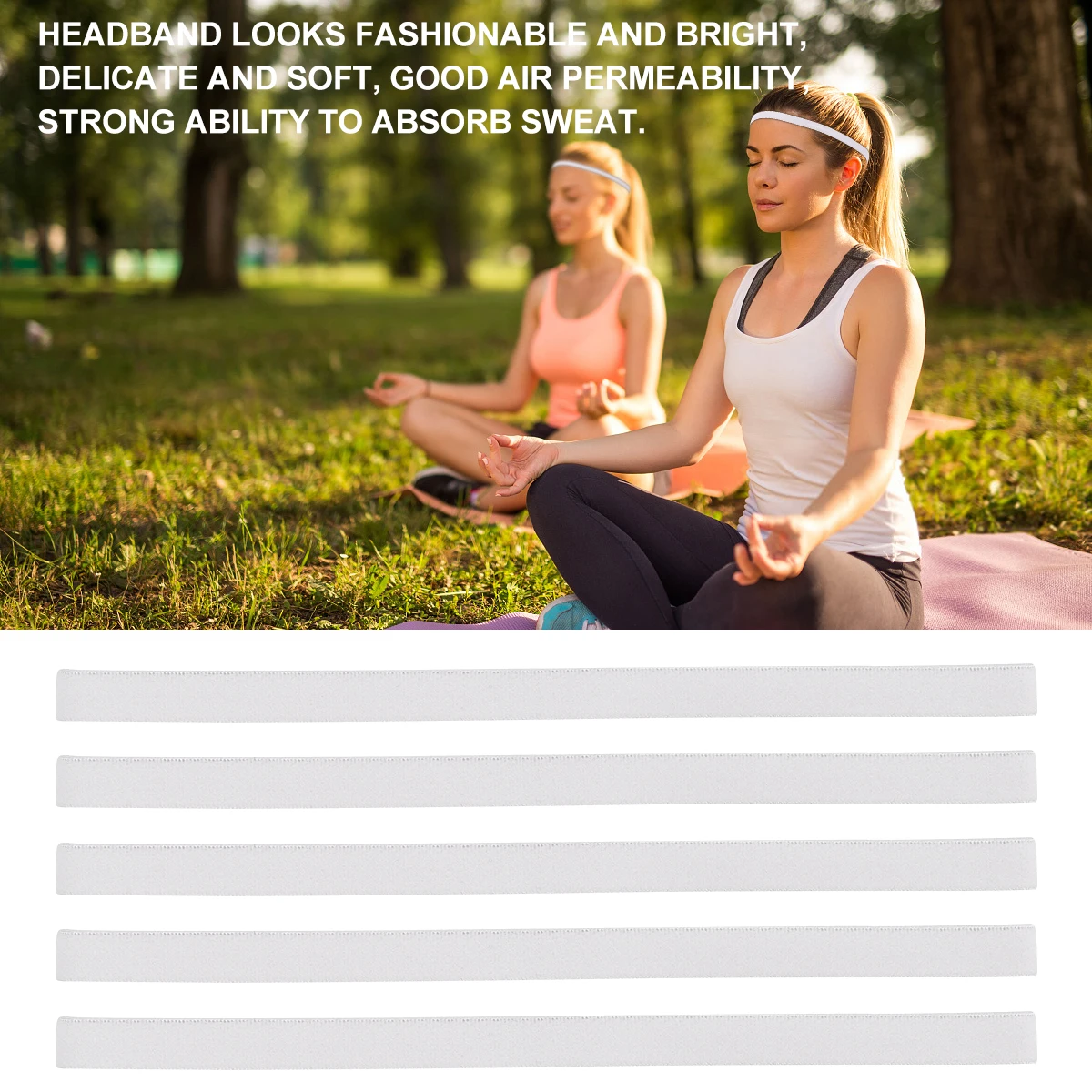 5 Pcs Sports Headband Sweat Headbands Women Workout Elastic Running Hair Elasticity Exercise for
5 Pcs Sports Headband Sweat Headbands Women Workout Elastic Running Hair Elasticity Exercise for