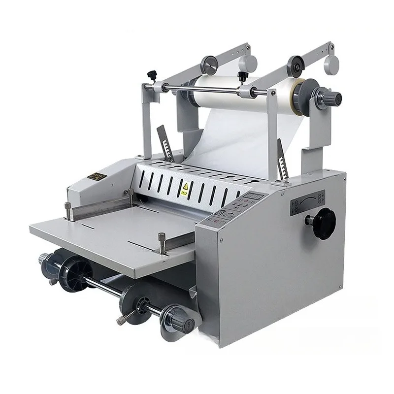 V370F Anti-Curling Hot Laminating Machine Automatic Rewind and Take-Up Laminator with Edge Trimming Menu for Color Documents
V370F Anti-Curling Hot Laminating Machine Automatic Rewind and Take-Up Laminator with Edge Trimming Menu for Color Documents