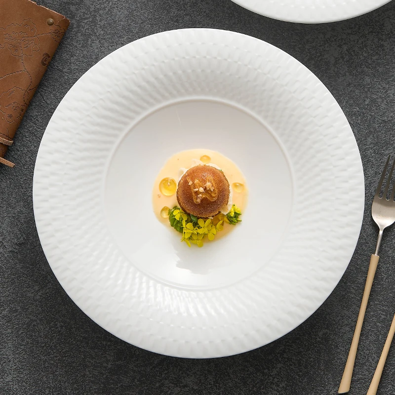 White Ceramic Dining Plate Creative Restaurant Main Dish Dessert Plate Kitchen Utensils Nordic Family Party Dinner Steak Plate
White Ceramic Dining Plate Creative Restaurant Main Dish Dessert Plate Kitchen Utensils Nordic Family Party Dinner Steak Plate