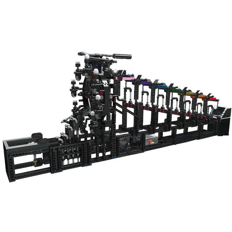 Rainbow Roller Coaster Electric Assembly Line High-Tech Mechanical Building Blocks Modified Power Model Bricks Toys
Rainbow Roller Coaster Electric Assembly Line High-Tech Mechanical Building Blocks Modified Power Model Bricks Toys