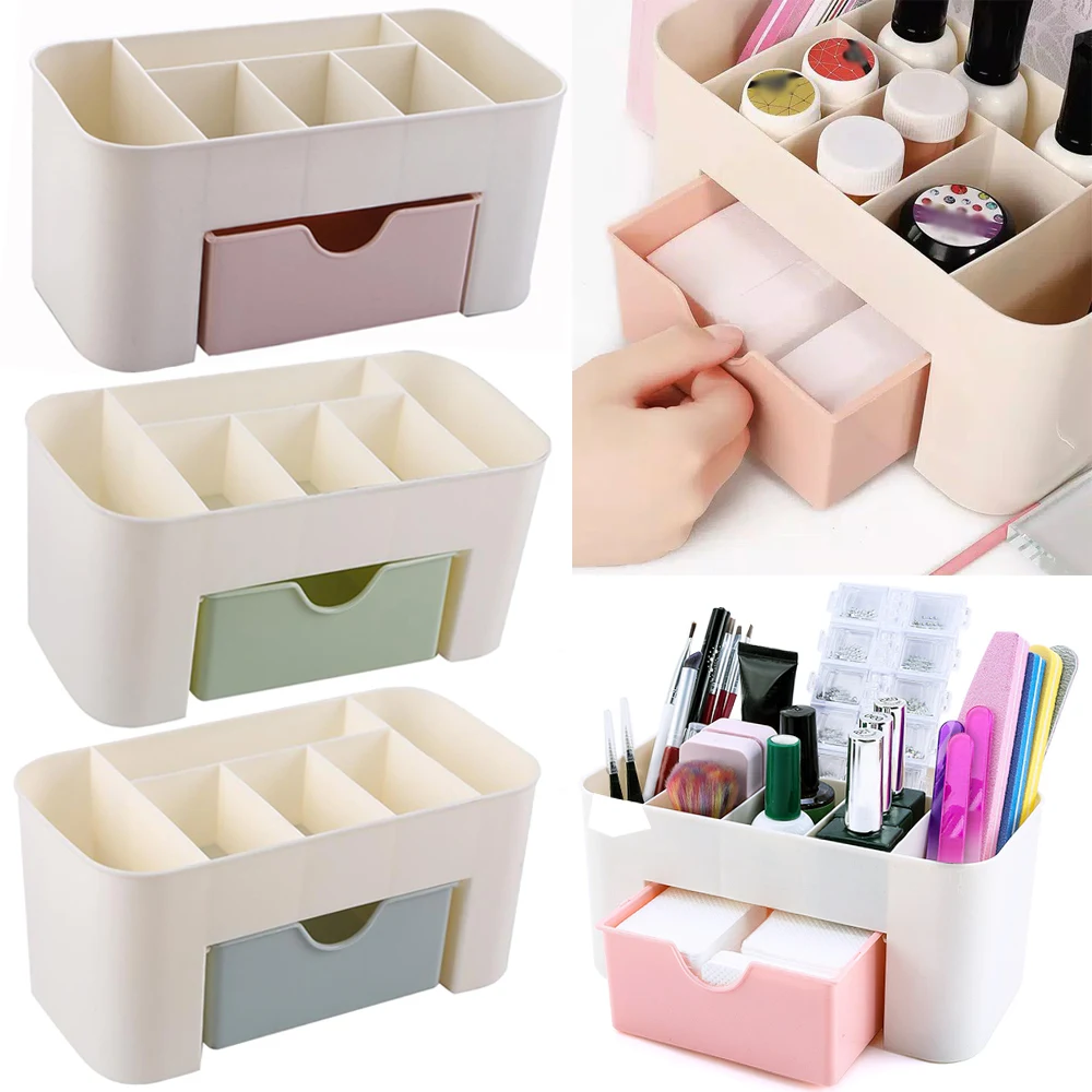 Plastic Manicure Organizer Double Layer Nail Art Storage Box Cosmetic Drawers Jewelry Display Case Desktop Container Nail Supply
Plastic Manicure Organizer Double Layer Nail Art Storage Box Cosmetic Drawers Jewelry Display Case Desktop Container Nail Supply