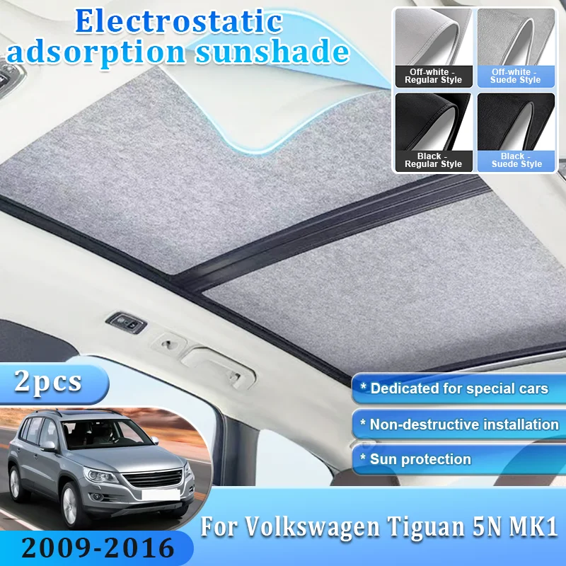 Car Sunshade For Volkswagen VW Tiguan 5N MK1 2009~2016 Sunroof Shades Electrostatic Adsorption Visors Sun Protection Accessories
Car Sunshade For Volkswagen VW Tiguan 5N MK1 2009~2016 Sunroof Shades Electrostatic Adsorption Visors Sun Protection Accessories
