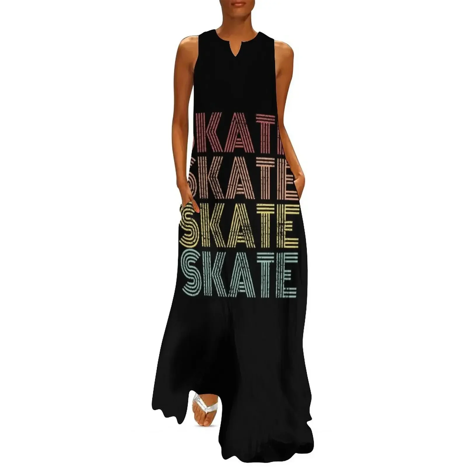 Skate skate skate Long Dress loose summer dress clothes for woman womans clothing dresses for woman Dress
Skate skate skate Long Dress loose summer dress clothes for woman womans clothing dresses for woman Dress