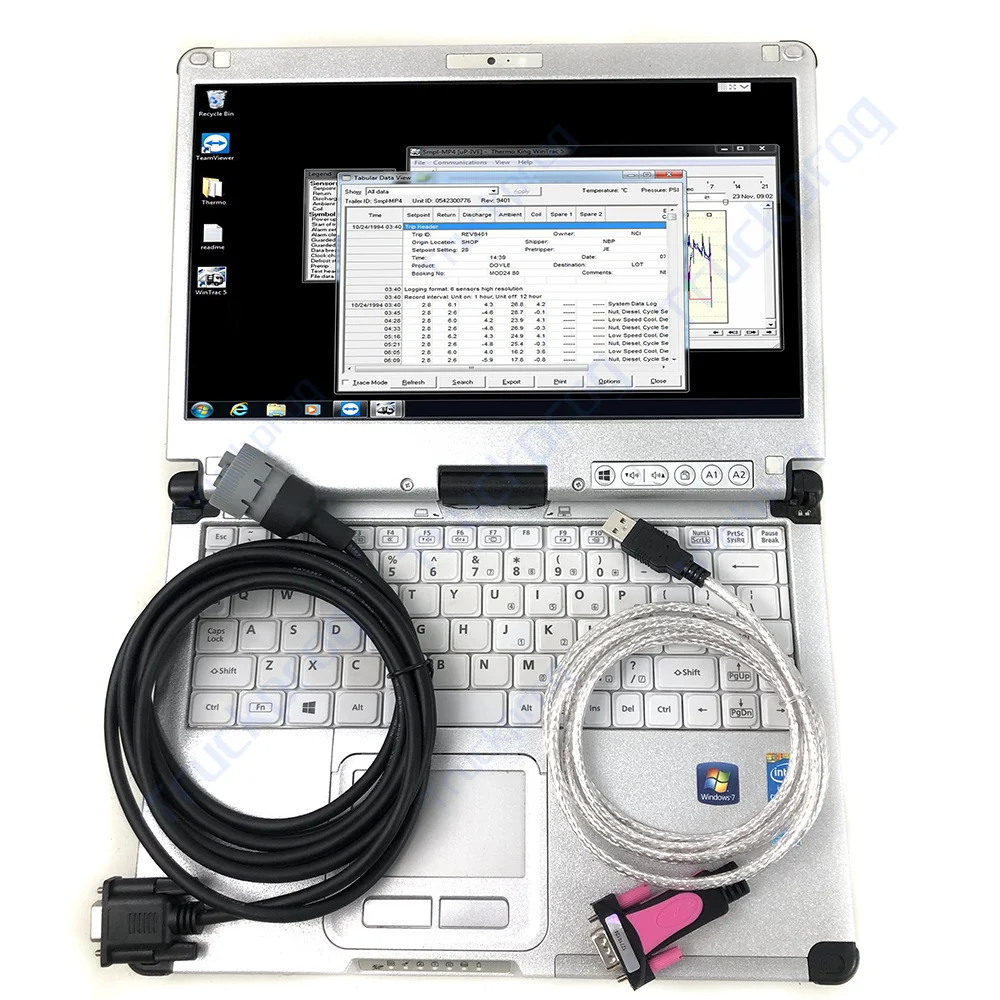 CFC2 laptop i5 CPU laptop Forklifts for Thermo King diagnostic software Wintrac Thermo King TranScan 2 Diagnostic Tool 
CFC2 laptop i5 CPU laptop Forklifts for Thermo King diagnostic software Wintrac Thermo King TranScan 2 Diagnostic Tool