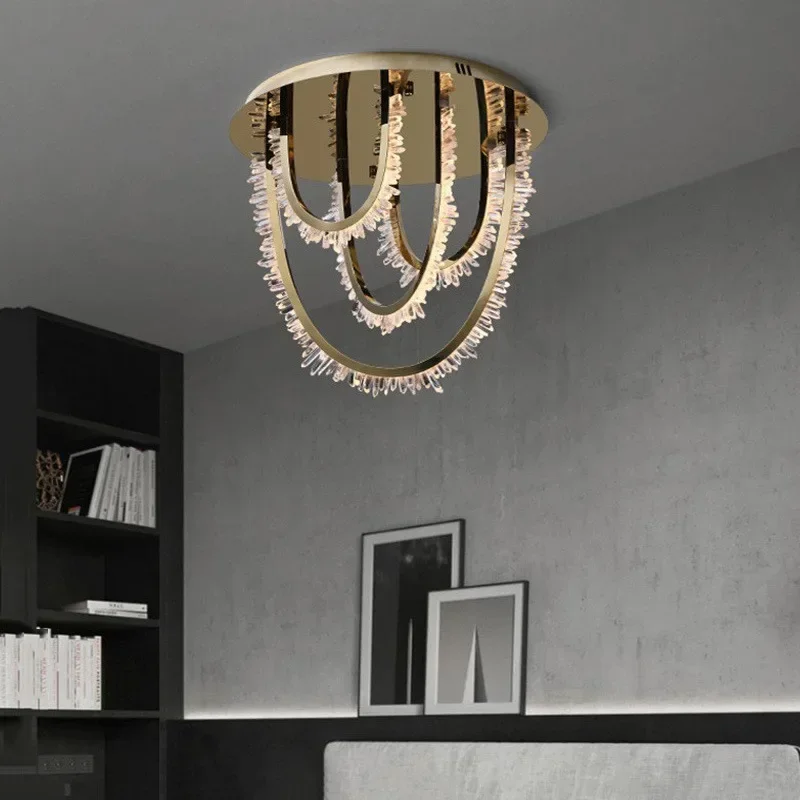 Creative Crystal Led Ceiling Light Designer Modern ceiling Lamp Home Decoration Luxury Living Room Bedroom Ceiling Light
Creative Crystal Led Ceiling Light Designer Modern ceiling Lamp Home Decoration Luxury Living Room Bedroom Ceiling Light