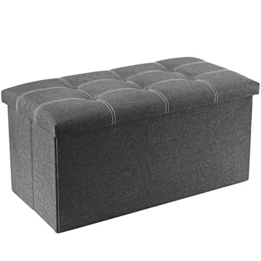 30 Inch Folding Ottoman, Ottoman with Storage Footrest Seat Support 350lbs, Storage Bench for Living Room Bedroom, Linen Fabric
30 Inch Folding Ottoman, Ottoman with Storage Footrest Seat Support 350lbs, Storage Bench for Living Room Bedroom, Linen Fabric