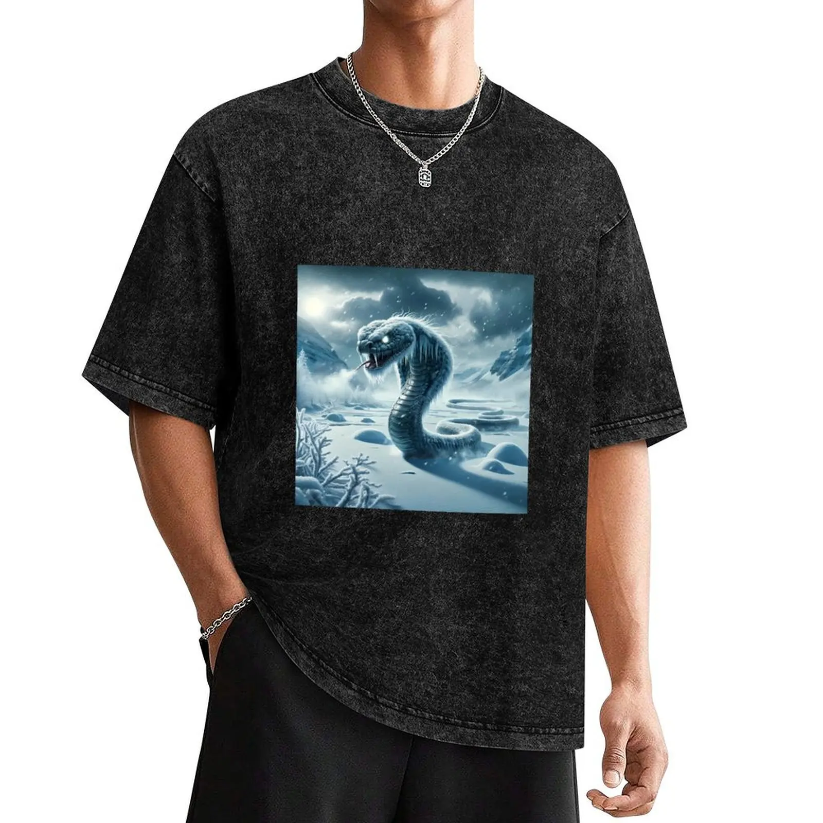 Snow snake T-Shirt summer clothes plus size tops graphic t shirts t shirts for men
Snow snake T-Shirt summer clothes plus size tops graphic t shirts t shirts for men