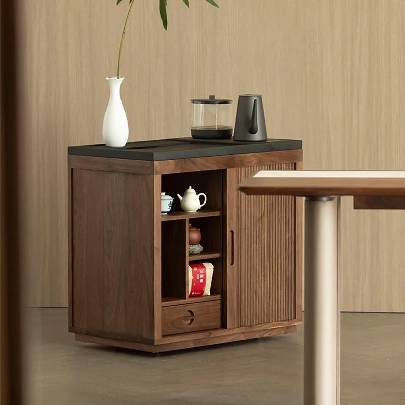 !@Black Walnut Solid Wood Modern Modular Mobile Tea Cabinet Home Sideboard Small Storage Nightstand for Living Room
!@Black Walnut Solid Wood Modern Modular Mobile Tea Cabinet Home Sideboard Small Storage Nightstand for Living Room