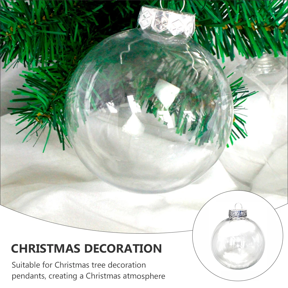 20Pcs Christmas Transparent Decoration Hollow Hanging 10cm Eternal Flower Round Ornament Festive Party Decor
20Pcs Christmas Transparent Decoration Hollow Hanging 10cm Eternal Flower Round Ornament Festive Party Decor