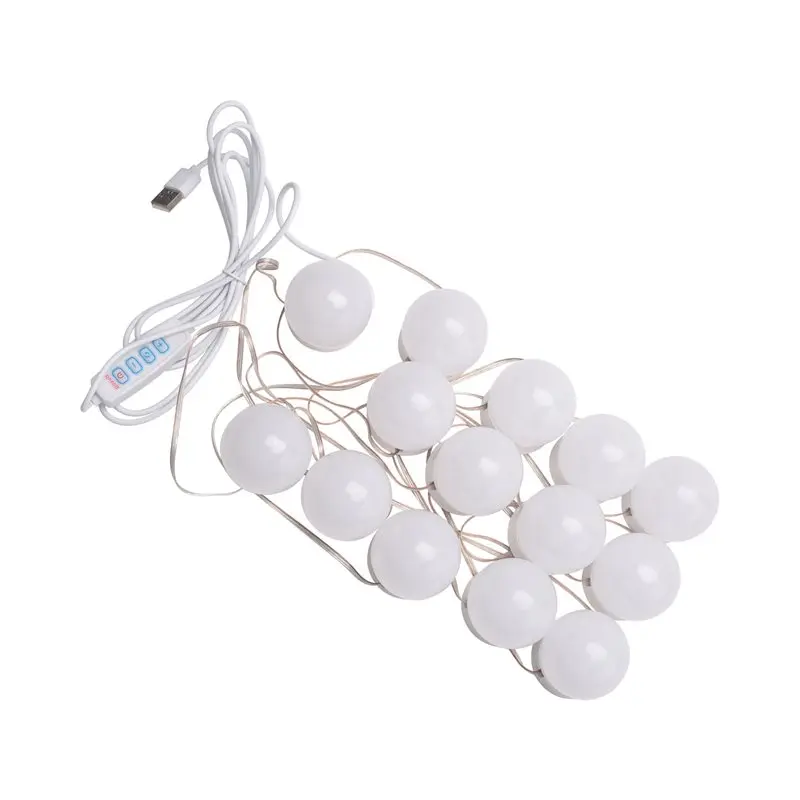 ABEZ LED Vanity Mirror Lights With 14 Dimmable Bulbs,10 Brightness Levels Adjustable,For Makeup Desk Bathroom Dressing Room
ABEZ LED Vanity Mirror Lights With 14 Dimmable Bulbs,10 Brightness Levels Adjustable,For Makeup Desk Bathroom Dressing Room