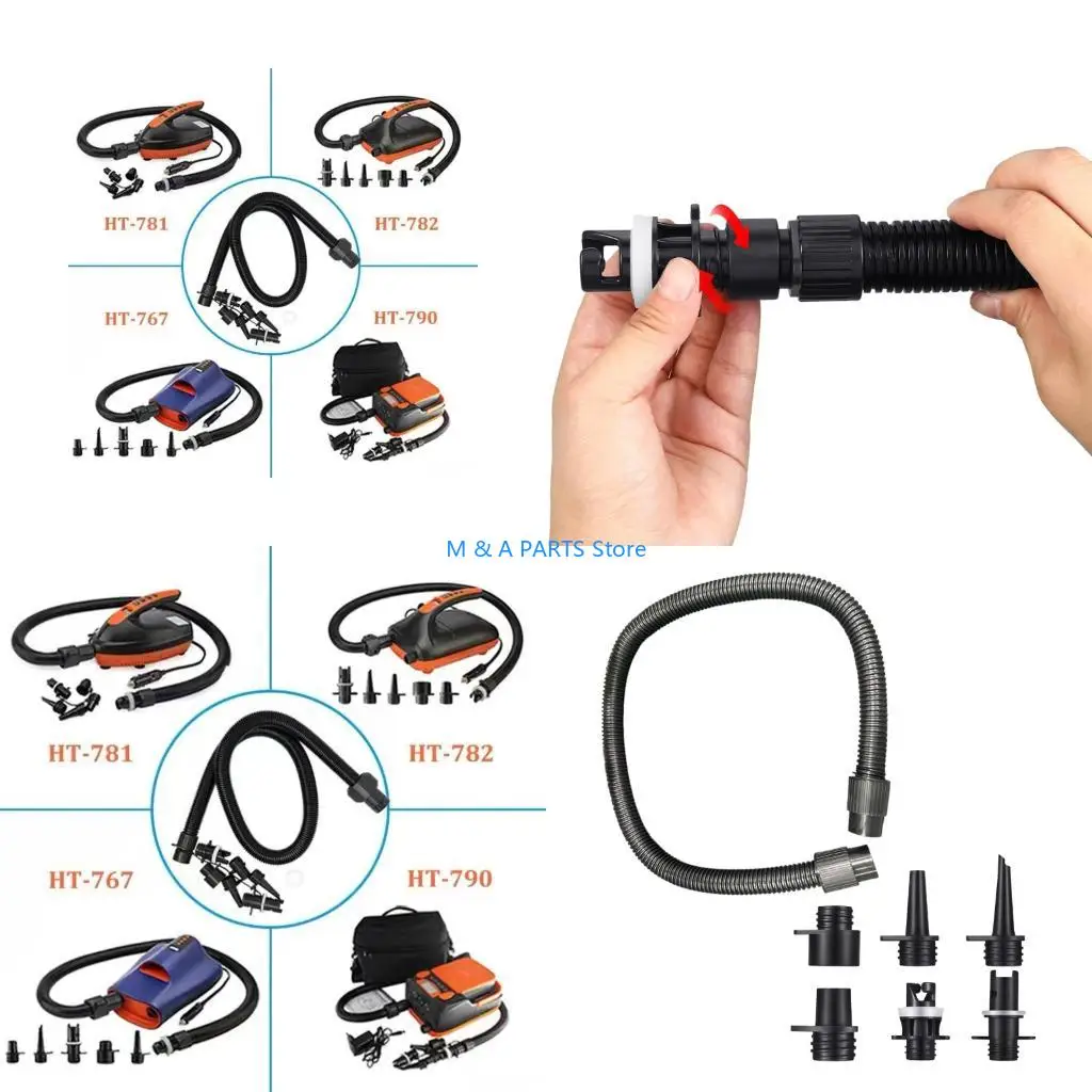 U1JF 1 Meter Long Air Pumps Hose with Interchangeable Nozzles for Rafts & Surfboards
U1JF 1 Meter Long Air Pumps Hose with Interchangeable Nozzles for Rafts & Surfboards
