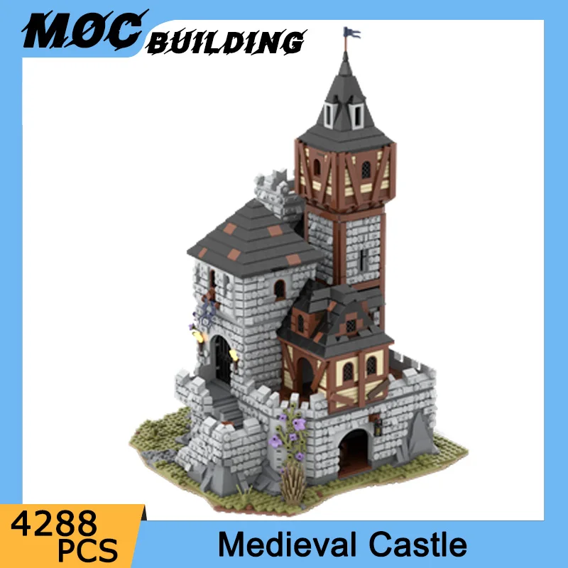 MOC Medieval Castle Model Building Blocks Tower Wall Gate Fortress DIY Creative Ideas Assembly Bricks Toys Birthday Xmas Gifts
MOC Medieval Castle Model Building Blocks Tower Wall Gate Fortress DIY Creative Ideas Assembly Bricks Toys Birthday Xmas Gifts