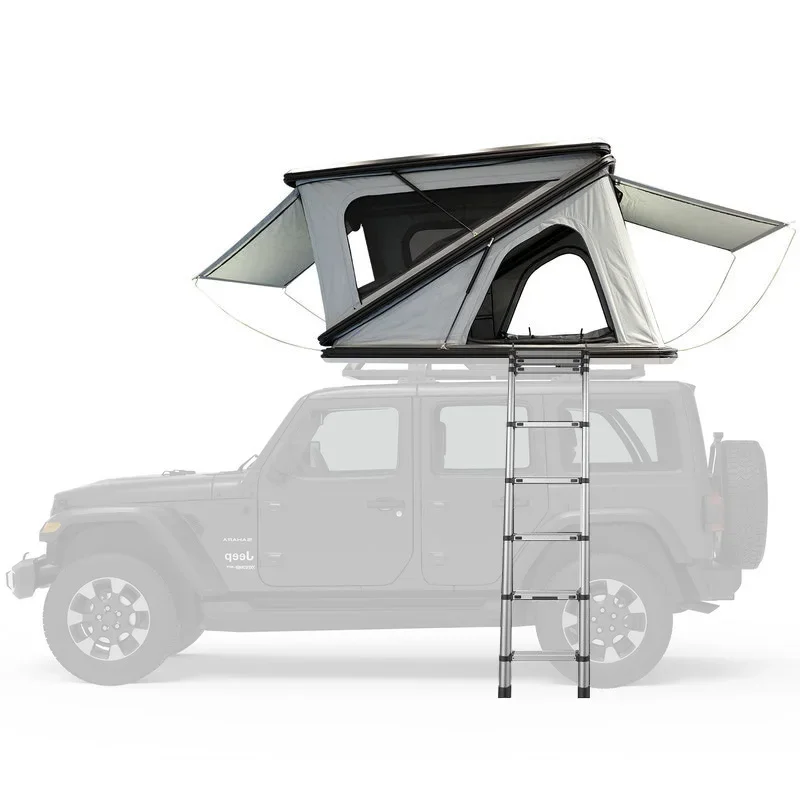 Z Shape Aluminum Hard Shell Black Waterproof Oxford Fabric Roof Top Tent High Space Camping Car Rooftop Tent
Z Shape Aluminum Hard Shell Black Waterproof Oxford Fabric Roof Top Tent High Space Camping Car Rooftop Tent