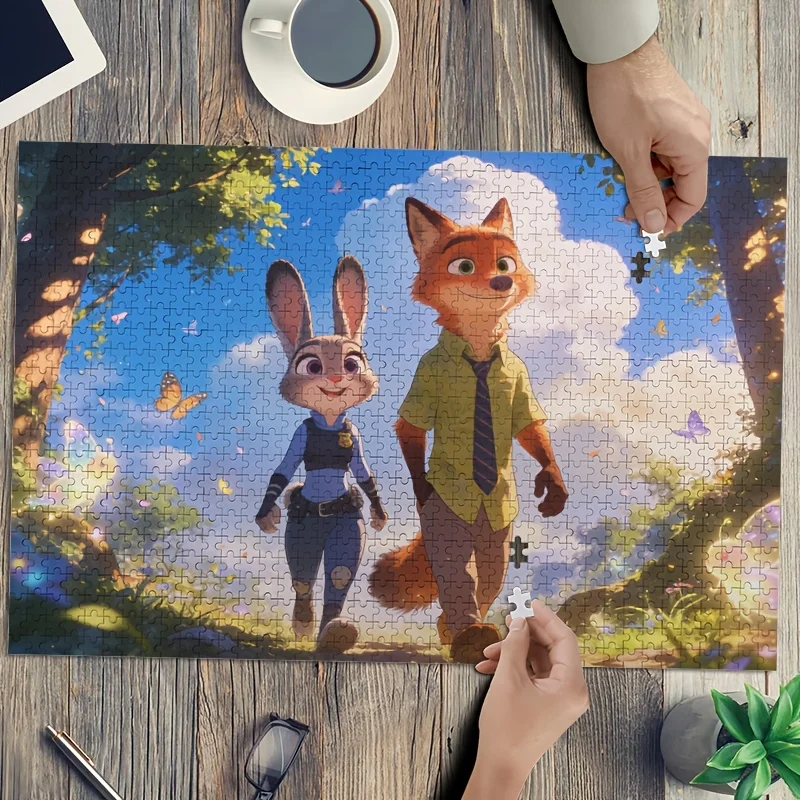 1000pcs Disney Zootopia Judy & Nick Wilde Poster Puzzle - Challenging Piece Count, Suitable for &, / Activity, Themed Room Dec
1000pcs Disney Zootopia Judy & Nick Wilde Poster Puzzle - Challenging Piece Count, Suitable for &, / Activity, Themed Room Dec