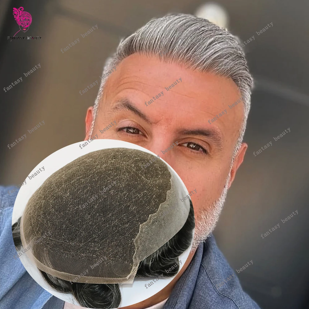 Breathable Comfort Q6 Swiss Lace Front 1B80 Human Hair Male Wigs Invisible Knots Capillary Prosthesi Men Toupee Natural Hairline
Breathable Comfort Q6 Swiss Lace Front 1B80 Human Hair Male Wigs Invisible Knots Capillary Prosthesi Men Toupee Natural Hairline