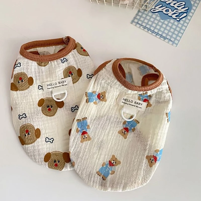 Small and Medium Dogs Animal Print T-Shirt Summer Cartoon Dog Clothes Pet Bichon Soft Vest Teddy Sleeveless Pullover
Small and Medium Dogs Animal Print T-Shirt Summer Cartoon Dog Clothes Pet Bichon Soft Vest Teddy Sleeveless Pullover