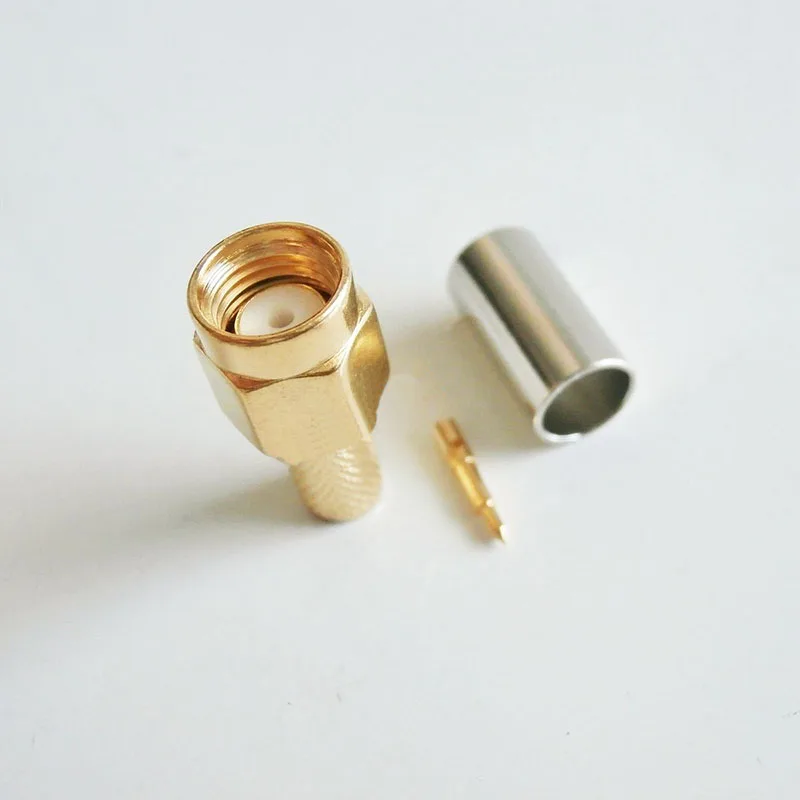 Reliable 10X SMA Male Crimp Connector Ensures Long Lasting Connection with RG58 RG142 LMR195 RG400 Coaxial Cable
Reliable 10X SMA Male Crimp Connector Ensures Long Lasting Connection with RG58 RG142 LMR195 RG400 Coaxial Cable