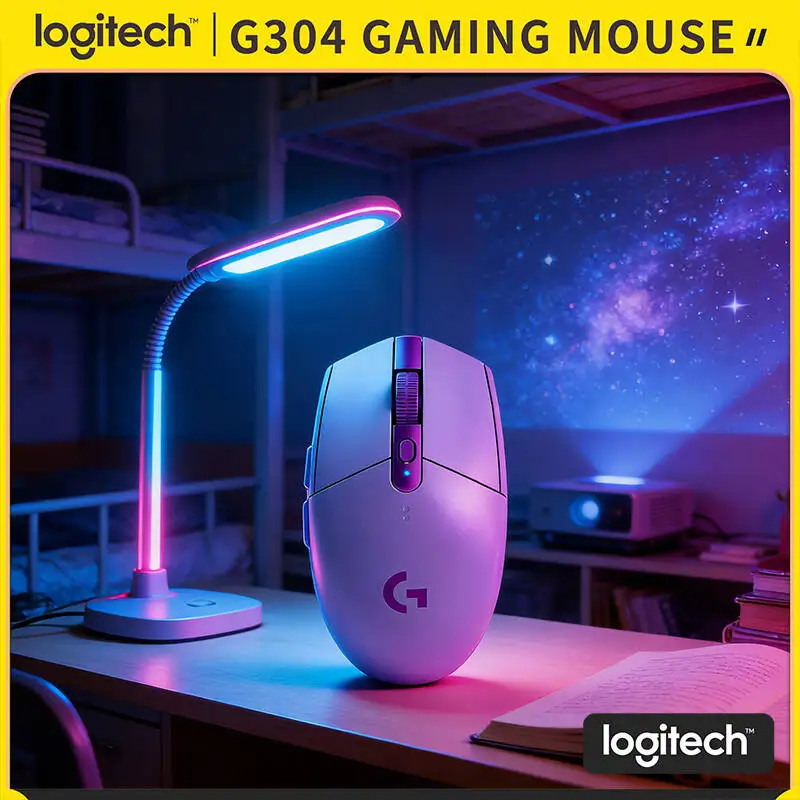 Беспроводная игровая мышь Logitech G304 LIGHTSPEED, 12000 DPI, задержка 1 мс, сенсор HERO, 250 часов автономной работы, совместима для офиса и игр
Беспроводная игровая мышь Logitech G304 LIGHTSPEED, 12000 DPI, задержка 1 мс, сенсор HERO, 250 часов автономной работы, совместима для офиса и игр