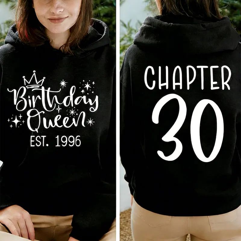 1996 30th Birthday Autumn and Winter Matching Hoodie Gift for Women Hello 30 Thirtieth Bday Long Sleeve Keep Warm Weatshirt
1996 30th Birthday Autumn and Winter Matching Hoodie Gift for Women Hello 30 Thirtieth Bday Long Sleeve Keep Warm Weatshirt