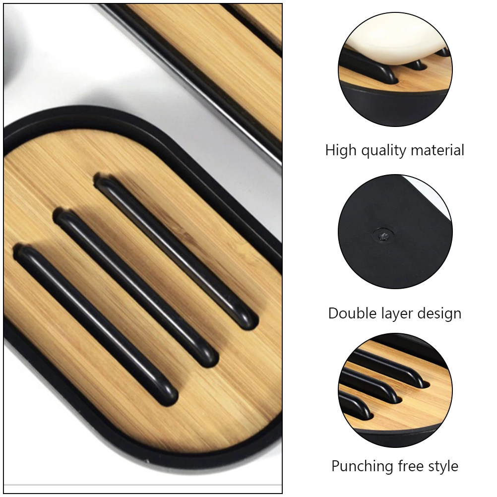 1pc Bamboo Soap Dish Draining Storage Stand Soap Bamboo Rack Holder Bathroom Supplies Non Perforation Desktop Portable
1pc Bamboo Soap Dish Draining Storage Stand Soap Bamboo Rack Holder Bathroom Supplies Non Perforation Desktop Portable