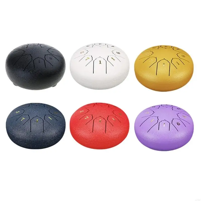 270C Steel Tongue Drum 6Inch 8 Notes Hand Drum Percussions Instrument with Mallet
270C Steel Tongue Drum 6Inch 8 Notes Hand Drum Percussions Instrument with Mallet