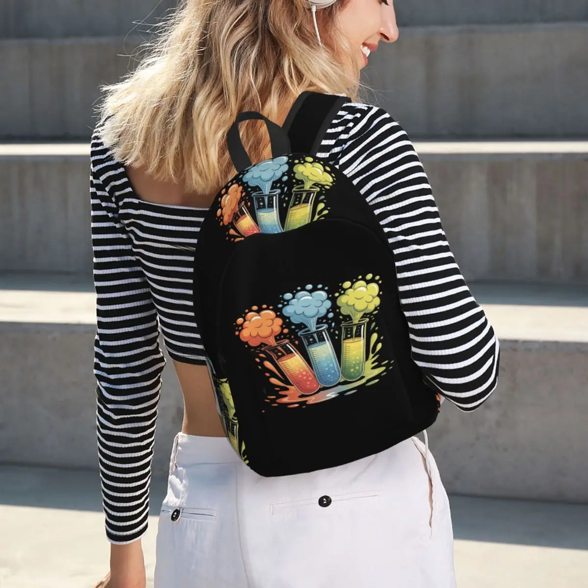 Science Adventures At Test Tube Lab Student Backpack School Bag Hiking Travel Daypack Boys Girls Fashion Bookbag Shoulder Bags
Science Adventures At Test Tube Lab Student Backpack School Bag Hiking Travel Daypack Boys Girls Fashion Bookbag Shoulder Bags