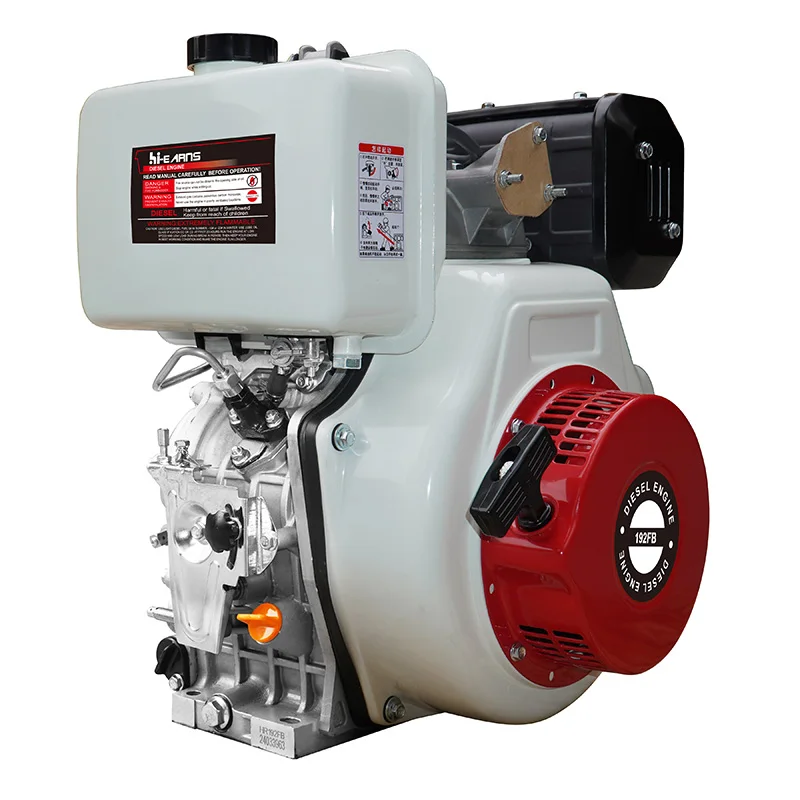 10HP HR192FB 8kW Diesel Engine Manual Start With Threaded Shaft For Machinery Use
10HP HR192FB 8kW Diesel Engine Manual Start With Threaded Shaft For Machinery Use