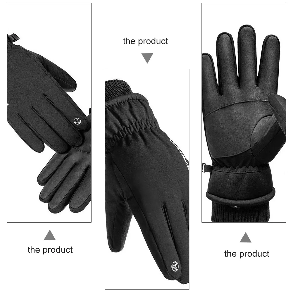 1Pair Warm Ski Gloves Thickened Cotton Windproof Waterproof Touch Screen Full Finger Cycling Gloves for Outdoor Sports
1Pair Warm Ski Gloves Thickened Cotton Windproof Waterproof Touch Screen Full Finger Cycling Gloves for Outdoor Sports