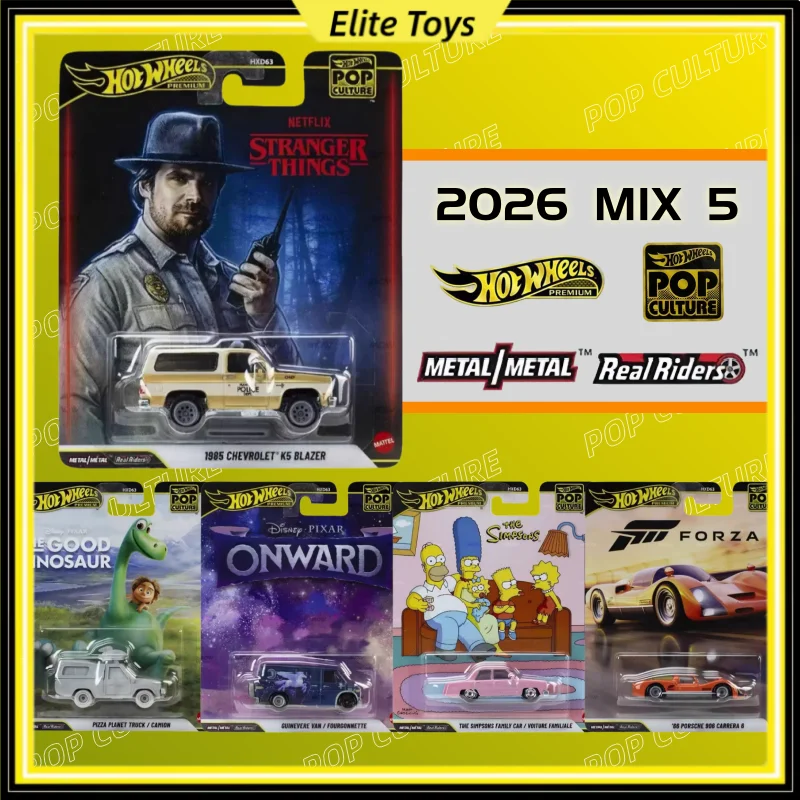 Hot Wheels Premium Pop Culture Simpsons Stranger Things Disney Pixar Good Dinosaur Porsche 1:64 Collectible Diecast Car Model
Hot Wheels Premium Pop Culture Simpsons Stranger Things Disney Pixar Good Dinosaur Porsche 1:64 Collectible Diecast Car Model