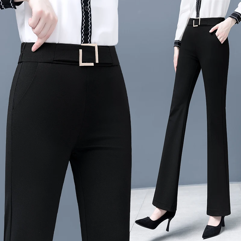 High Waist Flared Casual Pants Women's Suit Pants Straight Leg Korean Style Spring Autumn New Arrival Breathable Polyester
High Waist Flared Casual Pants Women's Suit Pants Straight Leg Korean Style Spring Autumn New Arrival Breathable Polyester