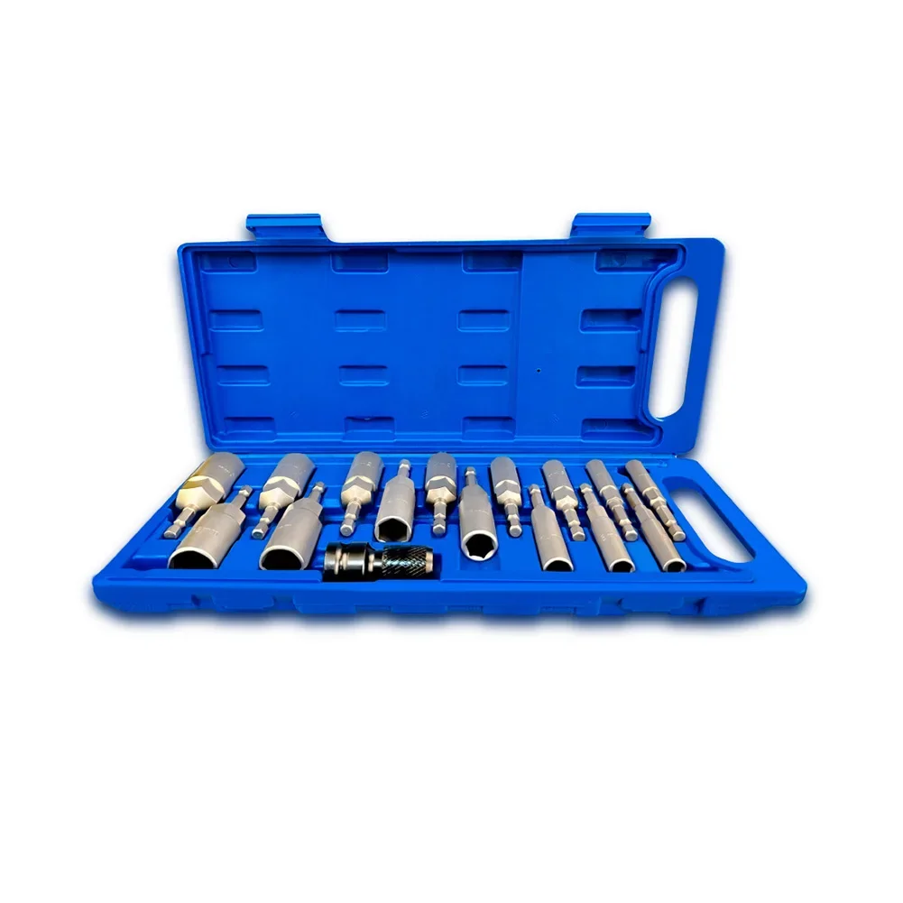 15Pcs Hex Socket Wrench Nut Driver Power Screw Drill Bits Tools Set 5.5mm~19mm 2025 Hot Sale Brand. New And High Quality
15Pcs Hex Socket Wrench Nut Driver Power Screw Drill Bits Tools Set 5.5mm~19mm 2025 Hot Sale Brand. New And High Quality