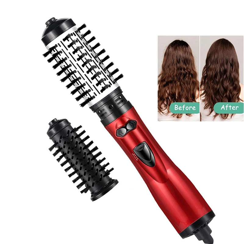 2-in-1 professional automatic rotating hair dryer curler Comb Hot air brush ion multi-functional styling tool
2-in-1 professional automatic rotating hair dryer curler Comb Hot air brush ion multi-functional styling tool