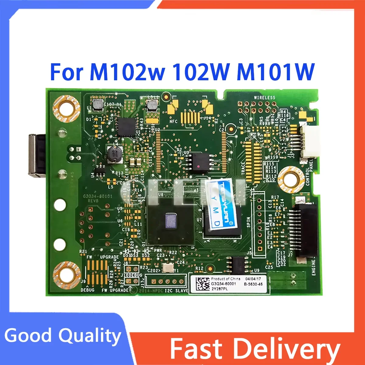 FORMATTER PCA ASSY, материнская плата форматирования, материнская плата, материнская плата для HP M102w 102W M101W M106W M104W M103W G3Q35-60001
FORMATTER PCA ASSY, материнская плата форматирования, материнская плата, материнская плата для HP M102w 102W M101W M106W M104W M103W G3Q35-60001