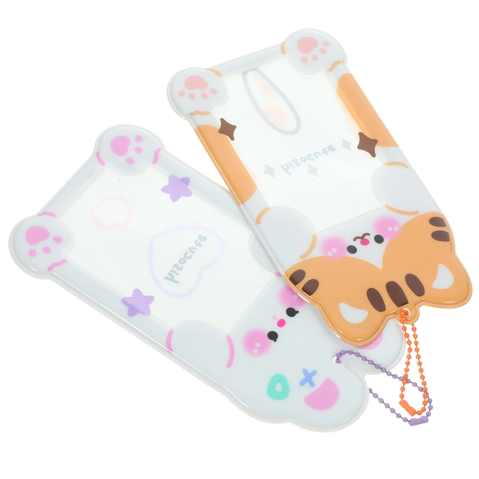 2pcs Cartoon Animal PVC Card Holders Transparent Student ID Credit Bus Photocard Sleeves Cute Visible Accessories
2pcs Cartoon Animal PVC Card Holders Transparent Student ID Credit Bus Photocard Sleeves Cute Visible Accessories