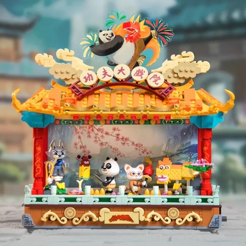 Pantasy Kung Fu Panda Building Blocks Small Granule Assembling Toys Chinese Style Grand Theatre Model Ornaments Collection Gifts
Pantasy Kung Fu Panda Building Blocks Small Granule Assembling Toys Chinese Style Grand Theatre Model Ornaments Collection Gifts