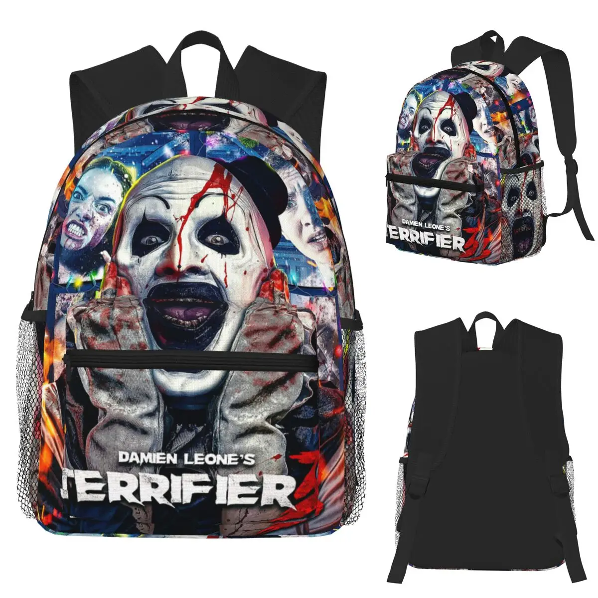 Студенческий рюкзак Terrifier, школьная сумка, походный дорожный рюкзак для мальчиков и девочек, модная сумка для книг, сумки на плечо
Студенческий рюкзак Terrifier, школьная сумка, походный дорожный рюкзак для мальчиков и девочек, модная сумка для книг, сумки на плечо