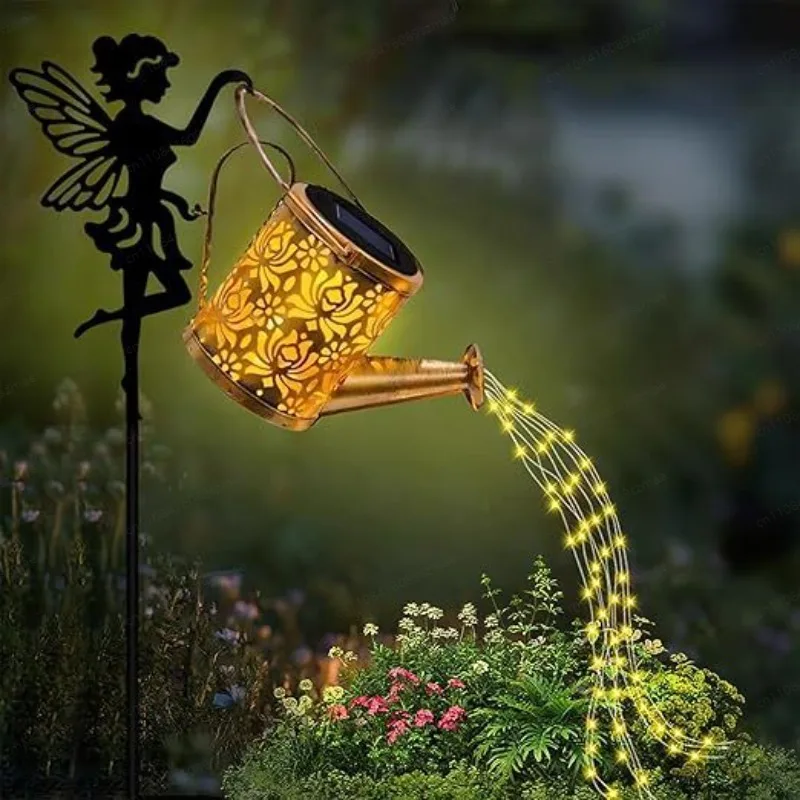 Solar Watering Can Light Iron Hollow Waterproof Decorative Lamp 2Pcs for Outdoor Garden Yard Lawn Patio Landscape Decoration
Solar Watering Can Light Iron Hollow Waterproof Decorative Lamp 2Pcs for Outdoor Garden Yard Lawn Patio Landscape Decoration