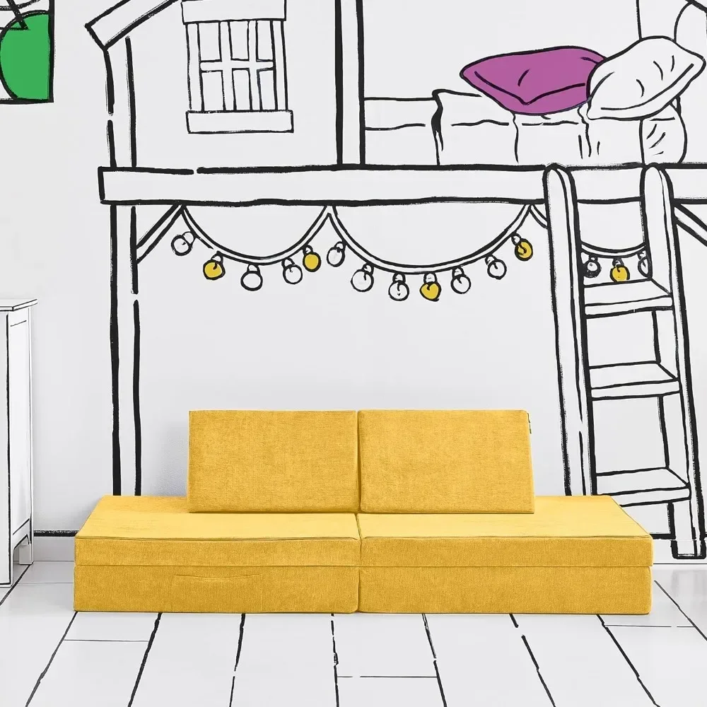 Convertible Folding Sofa Seats and Sofas for Children Kids and Toddler Play Couch Durable Foam Modular Design Baby Chair Infant
Convertible Folding Sofa Seats and Sofas for Children Kids and Toddler Play Couch Durable Foam Modular Design Baby Chair Infant