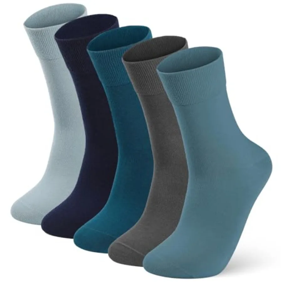 FGZ Mens Crew Socks Breathable Cotton Soft Casual Thin Socks for Work, Sport and Everyday Wear, 5 Pairs
FGZ Mens Crew Socks Breathable Cotton Soft Casual Thin Socks for Work, Sport and Everyday Wear, 5 Pairs