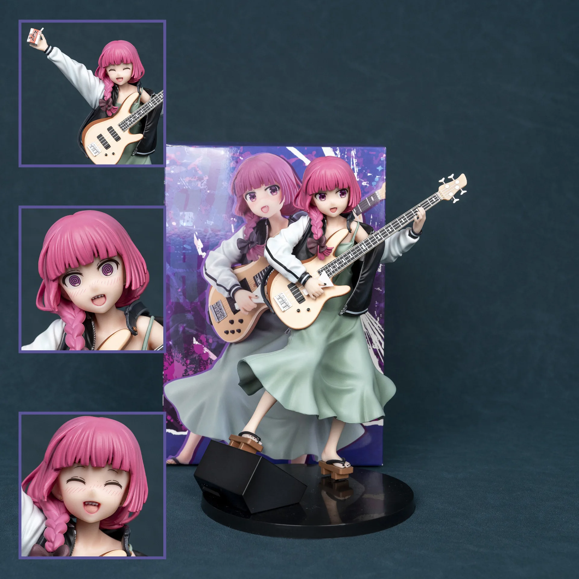 Lonely Rock - Hiroi Kikuri, Anime Beautiful Girl Collectible, Band Bass Standing Figure, Boxed Model Ornament, Birthday Gift
Lonely Rock - Hiroi Kikuri, Anime Beautiful Girl Collectible, Band Bass Standing Figure, Boxed Model Ornament, Birthday Gift