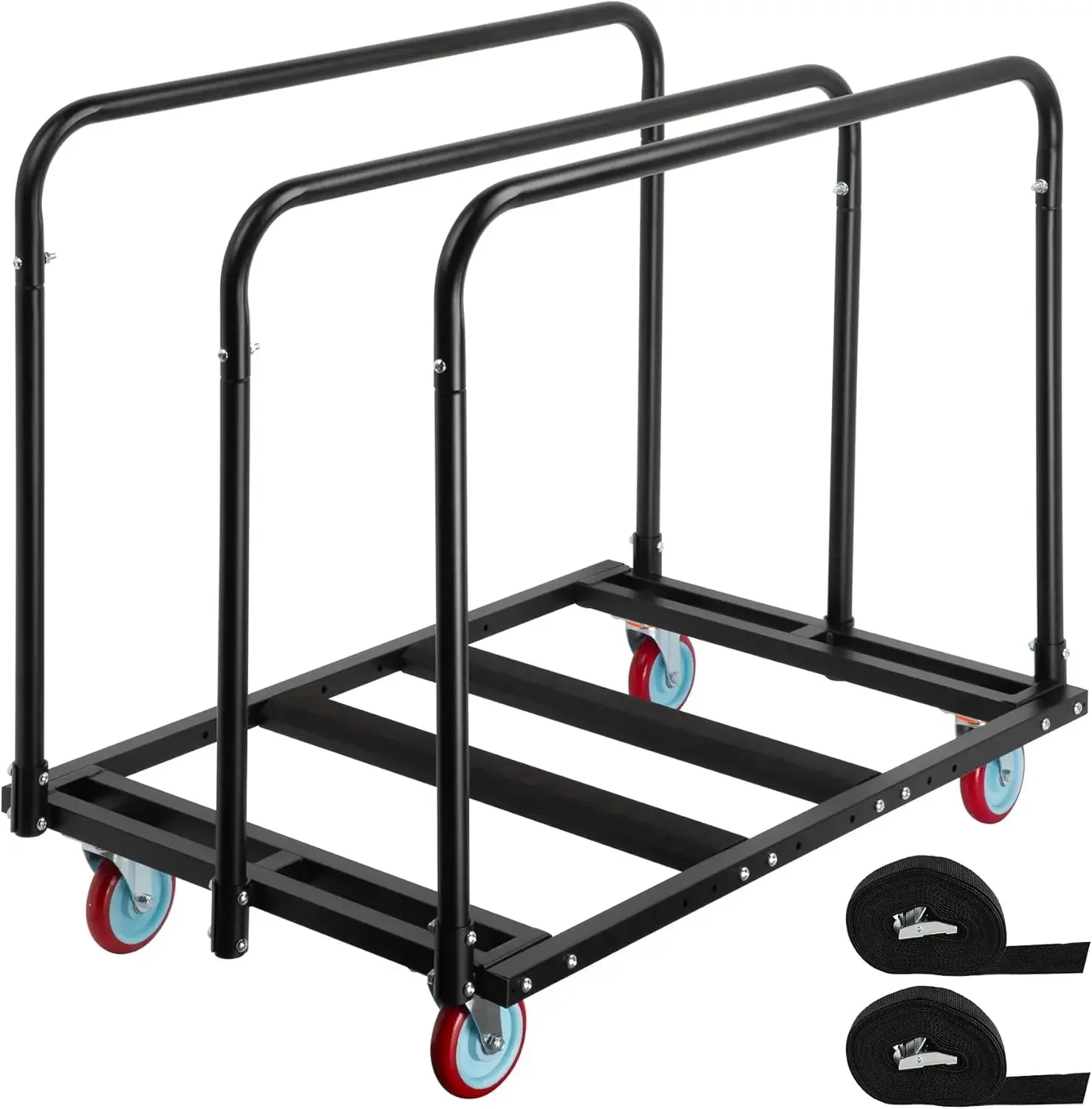 Updated Folding Table Cart, 5" Swivel Wheels Heavy Duty Table Dolly, Drywall Dolly Cart w/ 2000 LBS & 10 Table Capacity for Part
Updated Folding Table Cart, 5" Swivel Wheels Heavy Duty Table Dolly, Drywall Dolly Cart w/ 2000 LBS & 10 Table Capacity for Part