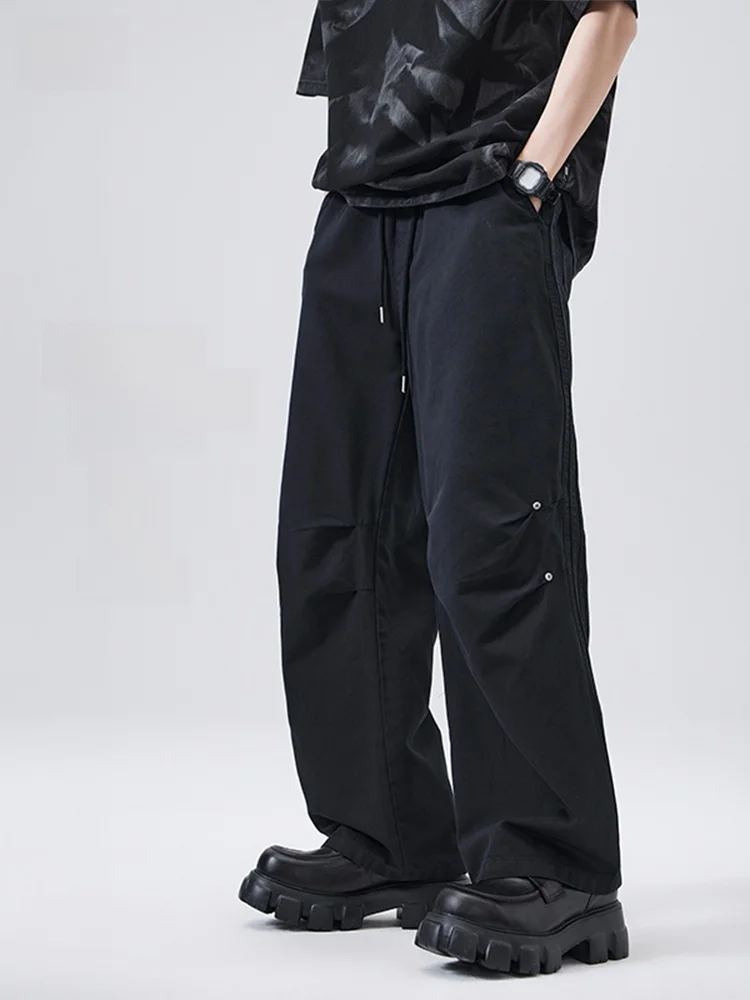 Loose Bla Casual Pants for Men Summer Thin Straight Leg Trousers Versatile Comfortable Faionable Youth Active Sle DZH
Loose Bla Casual Pants for Men Summer Thin Straight Leg Trousers Versatile Comfortable Faionable Youth Active Sle DZH