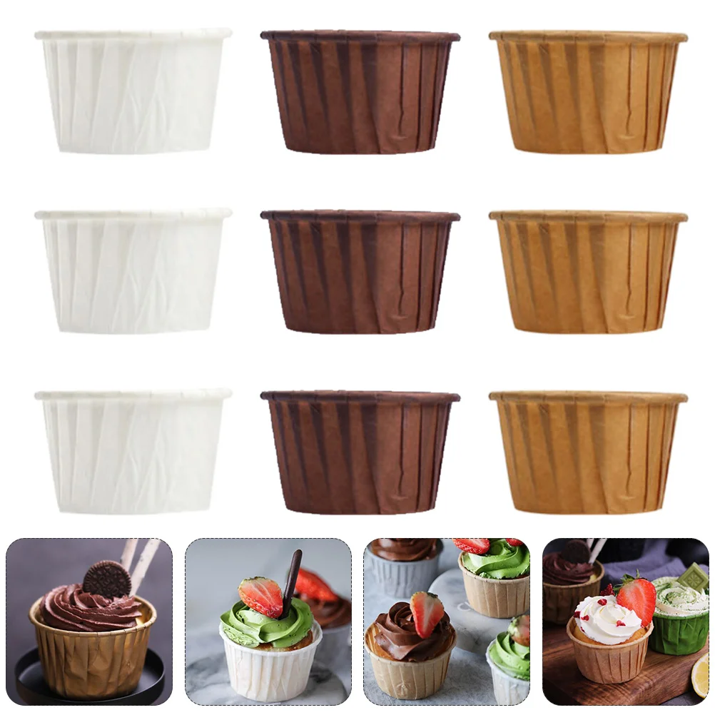 150 Pcs Bottom Bracket Paper Cups Baking Food Grade Greaseproof Colored Cupcake Liners Heat-Resistance
150 Pcs Bottom Bracket Paper Cups Baking Food Grade Greaseproof Colored Cupcake Liners Heat-Resistance