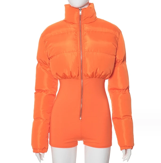 2023 Autumn Winter Spring New Fashion Casual Elastic Tight Zippered Warm Cotton Suit Jumpsuit Shorts Female Clothing Outfits
2023 Autumn Winter Spring New Fashion Casual Elastic Tight Zippered Warm Cotton Suit Jumpsuit Shorts Female Clothing Outfits