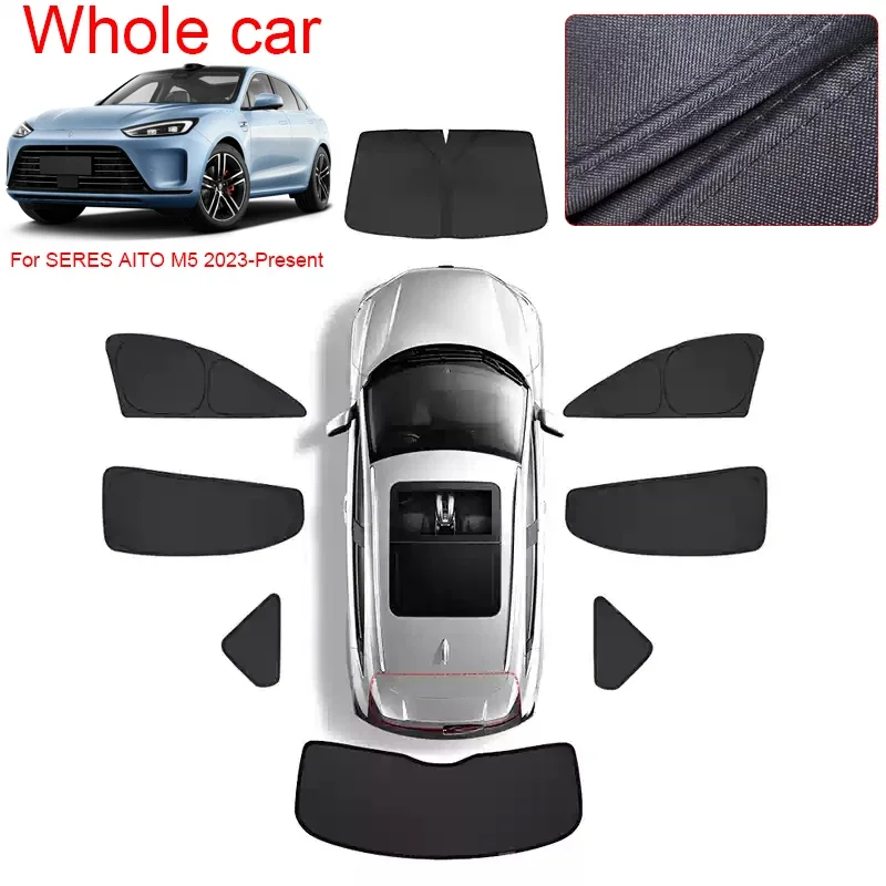 Car Dedicated Privacy Curtain Window Sunshade For SERES AITO M5 2023-Present Auto Anti-UV Heat Insulation Protect CoverAccessory
Car Dedicated Privacy Curtain Window Sunshade For SERES AITO M5 2023-Present Auto Anti-UV Heat Insulation Protect CoverAccessory