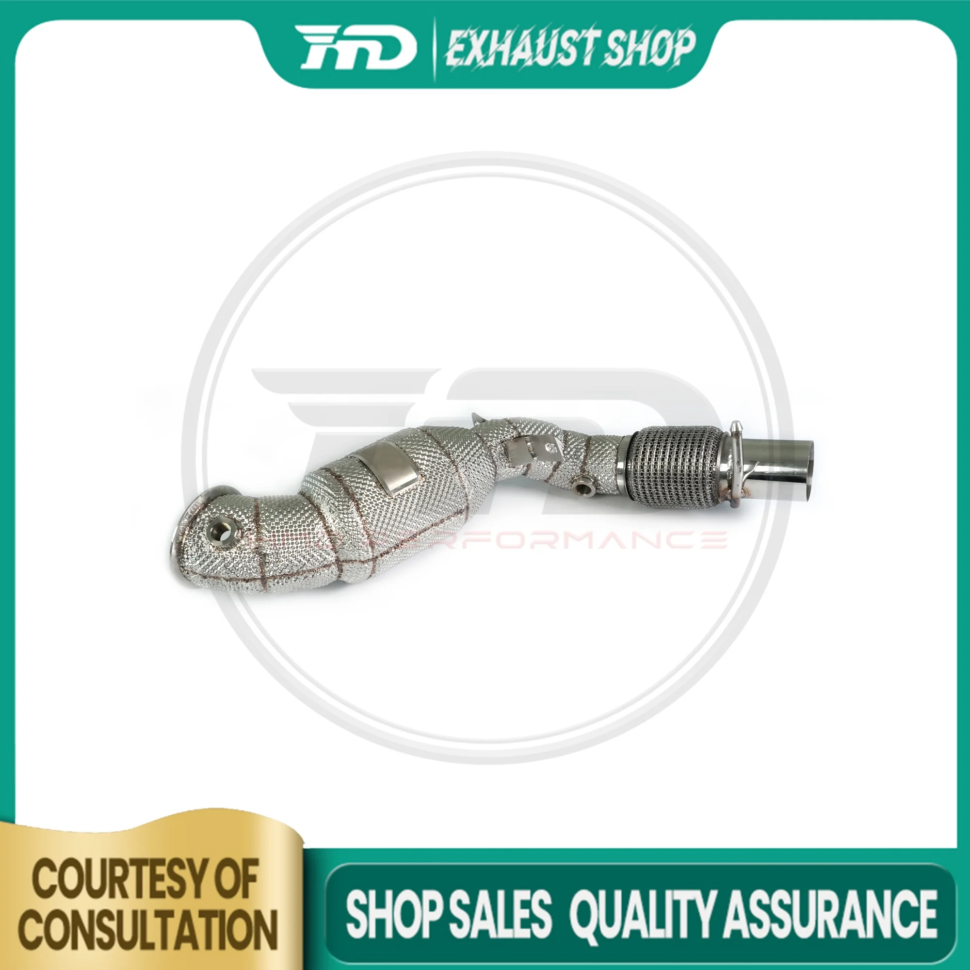 Customizable Downpipe For BMW 316i F30 N13 Stainless Steel Exhaust System Heat shield Non-destructive Installation Car Parts HMD
Customizable Downpipe For BMW 316i F30 N13 Stainless Steel Exhaust System Heat shield Non-destructive Installation Car Parts HMD
