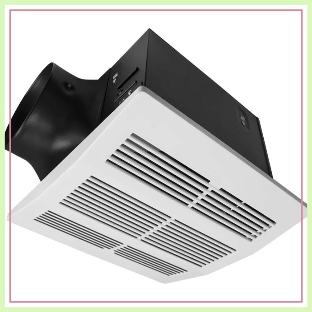 Ultra-Quiet Bathroom Exhaust Fan 200CFM 2.0 Sones, 6" Duct, for Rooms Up to 200 Sq. Ft., Stainless Steel, HVI 2100
Ultra-Quiet Bathroom Exhaust Fan 200CFM 2.0 Sones, 6" Duct, for Rooms Up to 200 Sq. Ft., Stainless Steel, HVI 2100