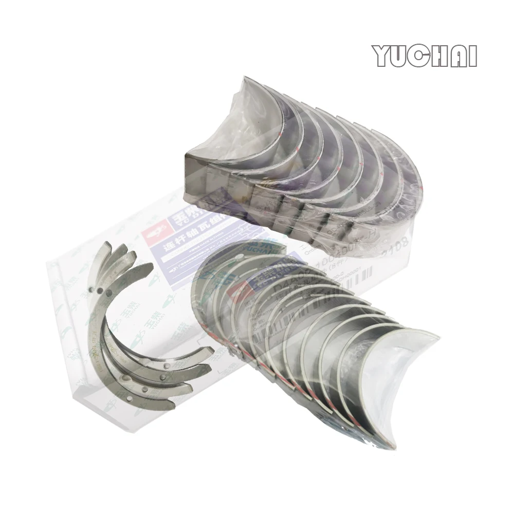 set of main bearings, rod bearings and thrust rings for Yuchai YC4D95Z-T21 / , D30-1005054 / 6105Q-1005058A / D4A00-1004007
set of main bearings, rod bearings and thrust rings for Yuchai YC4D95Z-T21 / , D30-1005054 / 6105Q-1005058A / D4A00-1004007